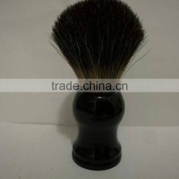 Badger Mens Shaving Brush With Black Plastic Handle photo-2