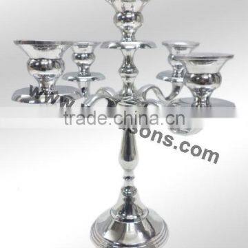 Wedding Nickel Plated Candelabra Centerpieces for Wedding photo-6