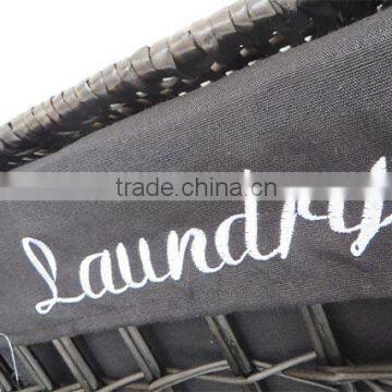 Wholesale Black Wicker Laundry Basket in Bulk photo-6