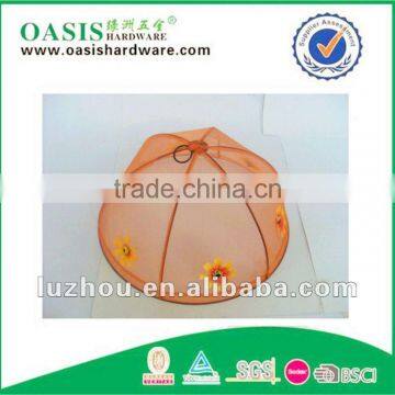 Round fixed food cover high quality pearl yarnd