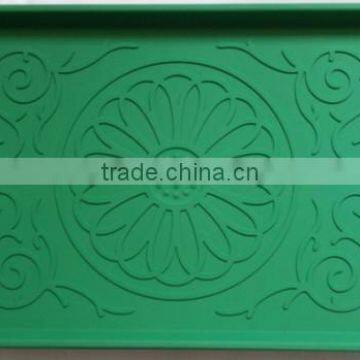 30.7 In. * 15.5 In. Plastic elegant flower texture storage mat tray trays