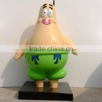 Movie FRP Patrick Star statue cartoon