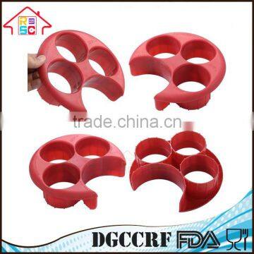 NBRSC Kitchen Plastic Meal Measure Portion Control Plate Food Separator Tool Diet Meal Helper photo-6