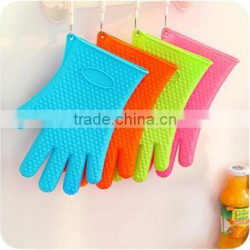 wholesale custom silicone oven mitts heat resistant microwave heated gloves