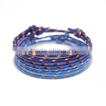 Hot new bestselling product wholesale alibaba Wrap Bracelet Rope Bracelet with country flag made in China