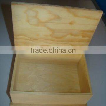 Welcomed Wooden Box With Lid