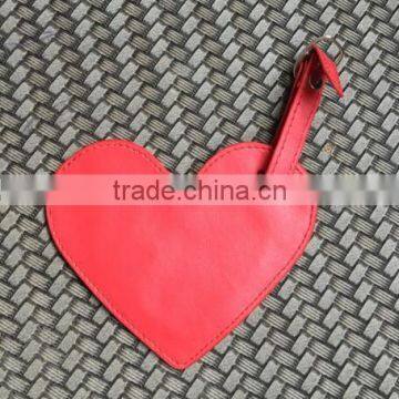 Heart Shape PU Leather Luggage Tag photo-2