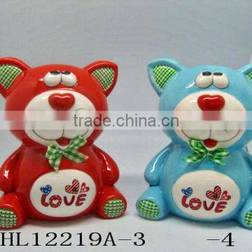 ceramic bear money saving box SN1259