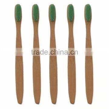 Colorful Soft Bristle Bammboo Tooth Brush, Toothbrush With Bamboo Handle photo-5