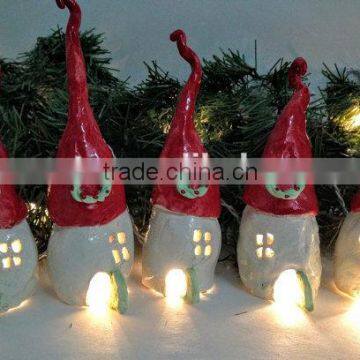 Curly Top Christmas Village