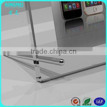 KM-CP61 Kingmei Counter Frameless Crystal Acrylic Plexiglass Picture Frame With Metal Screw Holder photo-5