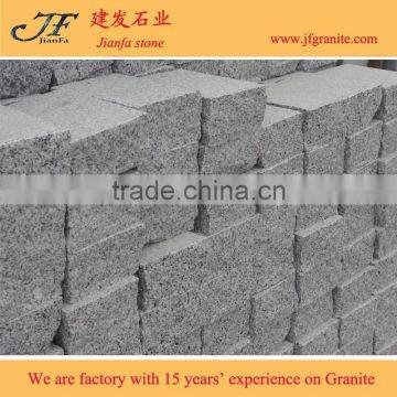 Flamed Surface Natural Side G603 Grey Granite Cube Stone photo-3