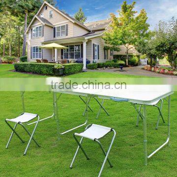 Wholesale Custom protable aluminum folding table and chairs for events