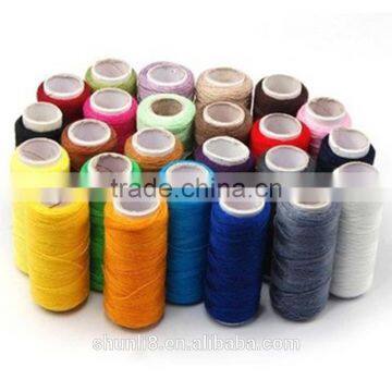 100% Spun Polyester Sewing Thread the Size and Color of Which Can be Customized