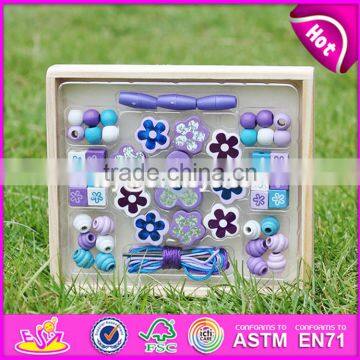 2017 New Design Children Threading Beads Wooden Educational Toys for 4 Year Olds W11E061 photo-4