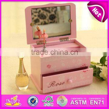 Customize Handmade Mini Wooden Jewelry Storage With Drawer W09E018-S photo-2