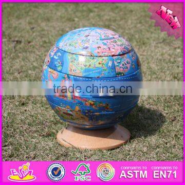 Best Intelligent Children Wooden 3d Puzzle Ball W14G038 photo-2