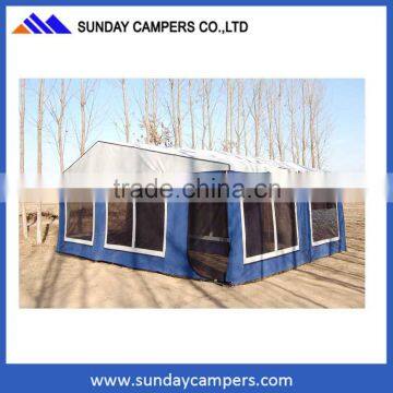 Aussie style ATV truck heavy polycotton folding camper trailer tent