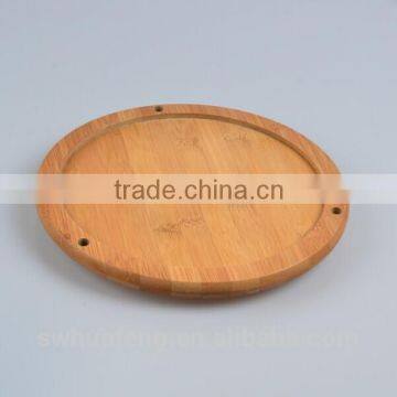 New design for 2016 High quality recycled Bamboo Turntable dish