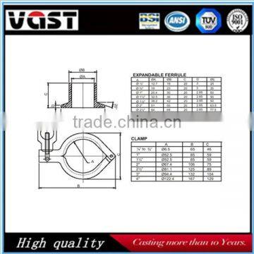 Tri Clover Clamp Stainless Steel Clamp for Pipe photo-5