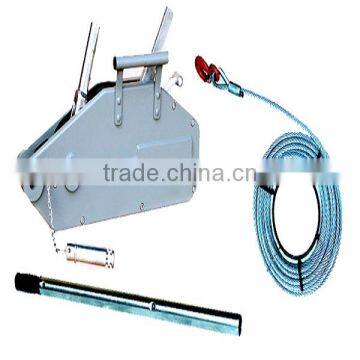 Silver Wire Rope Tirfor Cable Puller Hand Pulling Hoist photo-2