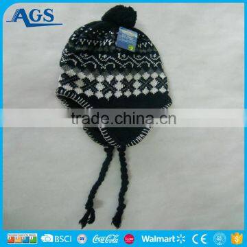 Hot Sale Fancy Ladies Winter Hat With Strings to Keep Warm