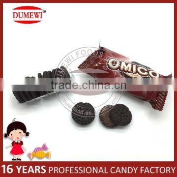 30g Halal Mini Sandwich Chocolate Flavor Filled Biscuits Cookies photo-3