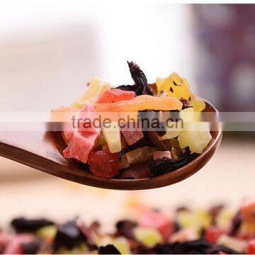Dried Fruit Blueberry Flavor Tea Blend Loose Leaf Detox And Beauty Tea 100g photo-3