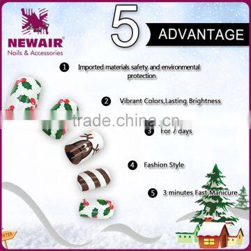 NEWAIR Popular Full Cover Christmas Free Fake Nails photo-4