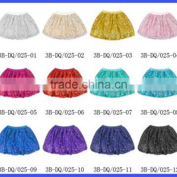 2016 Latest Baby Girls Skirt Design Pictures Cotton Kids Sequin Skirts Summer Tutu Party Skirt Have 12 Colors For You To Choose