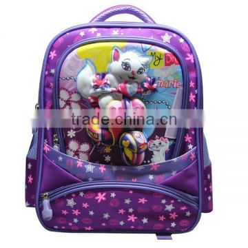 2015 new designs Kids Cartoon Picture of School Bag