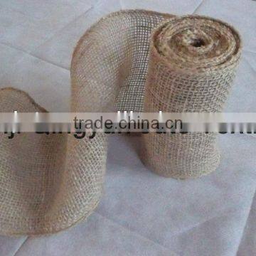 Jute Printed Burlap Rolls 5'' Wide 10 Yards Long for Christmas and Party photo-3