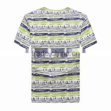 Men's Full Printed Short t Shirt (100%cotton )with Round Neck photo-5