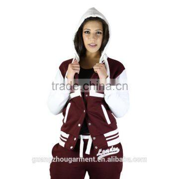 New Womens Ladies Varsity Joggers Baseball Soccer Tracksuit photo-2