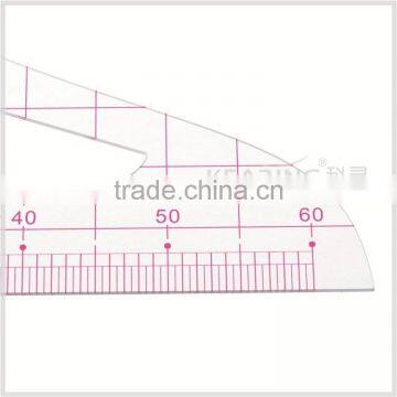Kearing 1/4 Plastic Sandwich Line Scale Ruler / PVC Triangle Scales at Factory Price # 8514 photo-3
