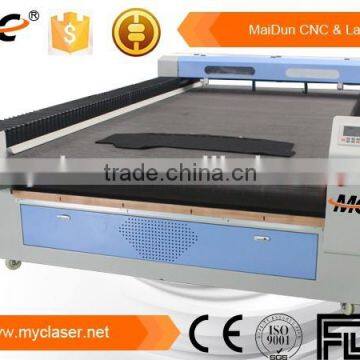 MC1630 superior quality CNC conveyor auto feeding fabric cloth laser cutting machine