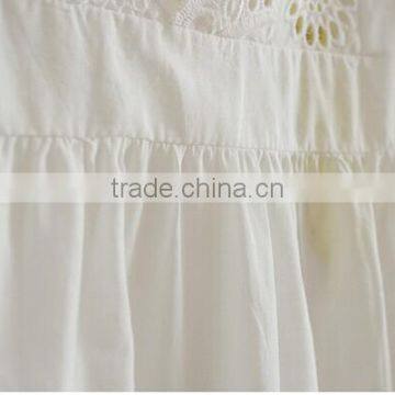 2017 Latest Wholesale Baby Clothes Hot Sale Cheap Clothing Children's Boutique Short Sleeve Summer White Baby Girl Summer Dress photo-3