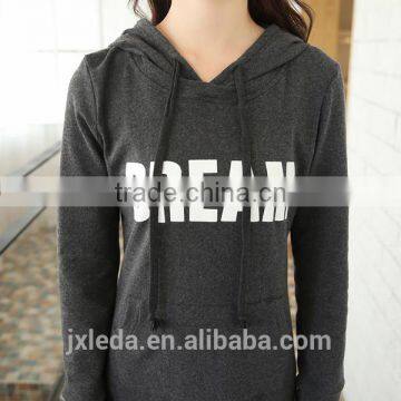 2016 New Women's Lengthen Slim Pullover Hoodies photo-3