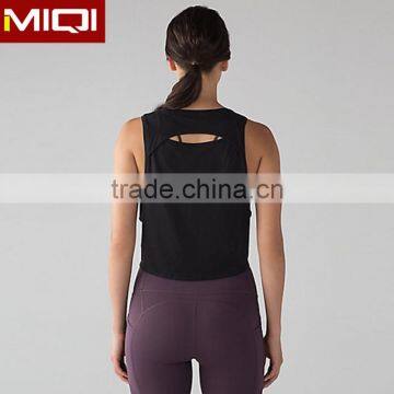 Breathable athletic active wear puls size crossfit singlet womens tank top