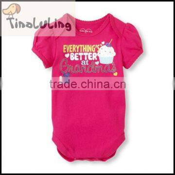 tinaluling 2015 latest cupcake baby bodysuits,cutie and lovely girls rompers