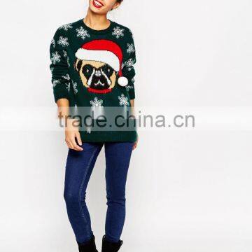 2016 Women Christmas Novelty Knitted Top New Christmas photo-4