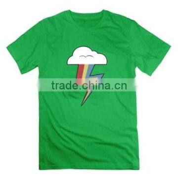 Custom 100% Cotton Simple Rubber Printed T Shirts photo-4