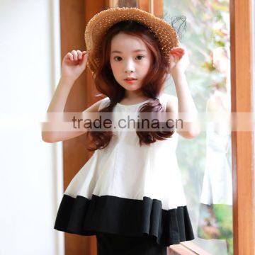 S17601A girls T shirt half sleeve children t shirts