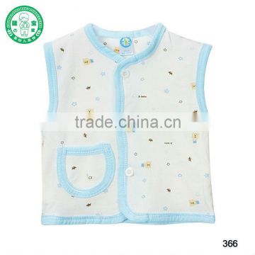 Cartoon pattern wholesale baby clothes baby vest kids clothes