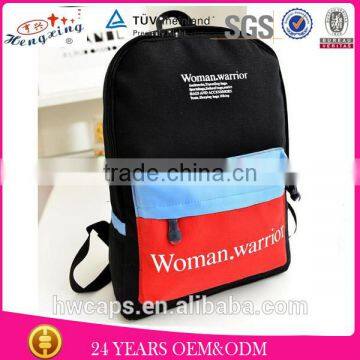 Many fabric custom blank wholesale school backpack manufacturer