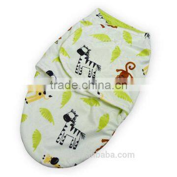 Custom Kids Embroidery Flannel Fleece Swaddle Baby Blanket photo-5