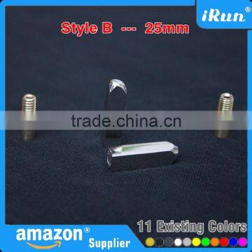 White Yeezy Shoelaces Metal Endings - 25mm Red DIY Metal Shoe Laces Aglets - Shoelaces Tips For Replacement Air Yeezy Shoe photo-4