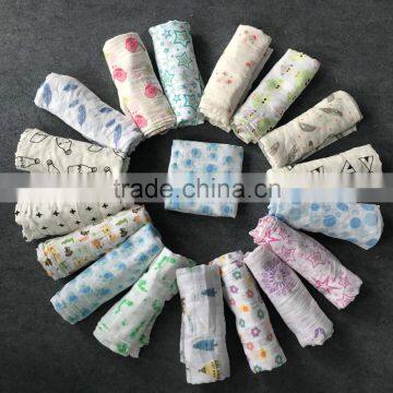 2016 wholesale 100% cotton muslin swaddle blanket Baby Blanket muslin baby cotton blanket organic cotton baby blankets custom