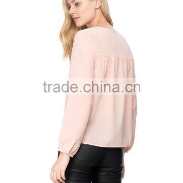 Hot Selling Relaxed Fit Long Sleeves New Style Sarees Blouse 2015 photo-2