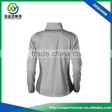 New Design Quality Quick Dry Contrast Color Zipper-up Woman Jacket Without Hood photo-2